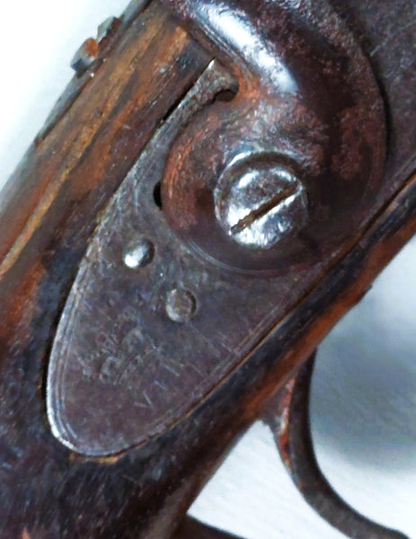Period Shortened Percussion Northwest Trade Gun with Serpentine Side Plate