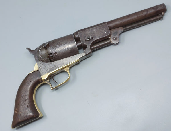 Colt Second Contract 1st Model (Fluck) Dragoon with Brass Tacked Lone Star Holster