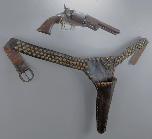 Colt Second Contract 1st Model (Fluck) Dragoon with Brass Tacked Lone Star Holster