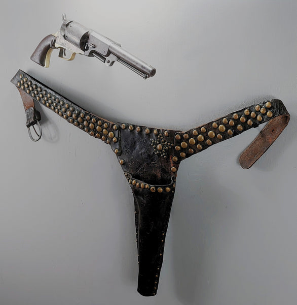 Colt Second Contract 1st Model (Fluck) Dragoon with Brass Tacked Lone Star Holster