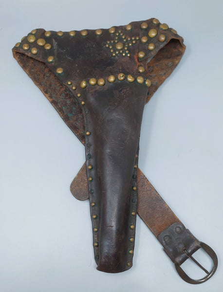 Colt Second Contract 1st Model (Fluck) Dragoon with Brass Tacked Lone Star Holster
