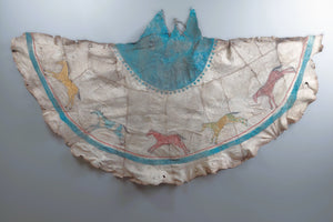 Model Plains Hide Tipi ( Teepee ) Cover with Painted Horses