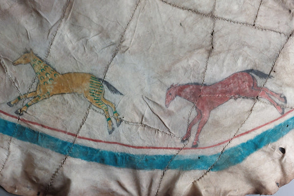 Model Plains Hide Tipi ( Teepee ) Cover with Painted Horses
