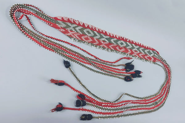 Native American Seminole Beaded Sash