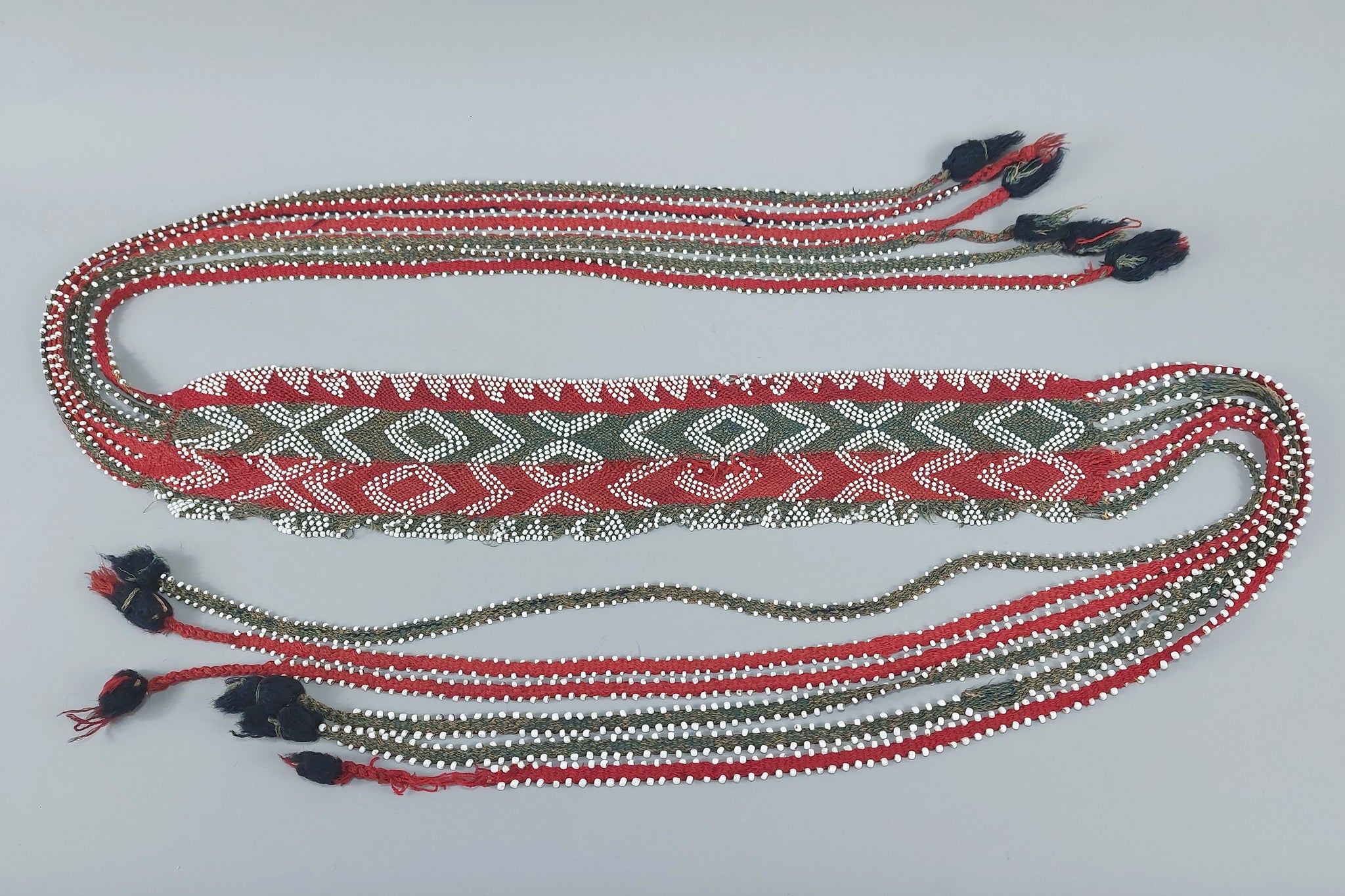 Native American Seminole Beaded Sash