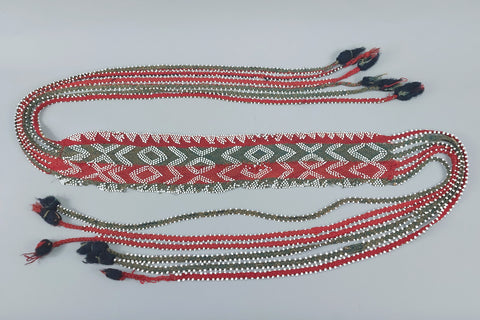 Native American Seminole Beaded Sash