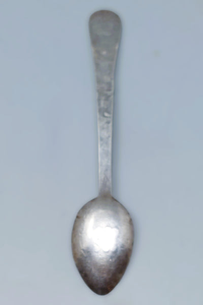 Navajo Antique Silver Souvenir Spoon Stamped & Repousse
