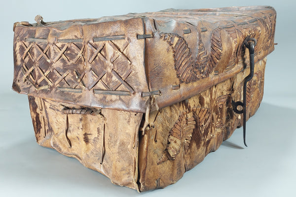 Petaca or Hide Traveling Chest