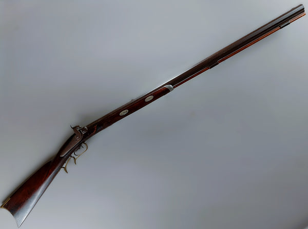 Antique Saint Louis Marked 54 Cal Plains  Percussion Rifle F. Hellinghaus