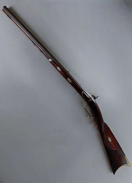 Antique Saint Louis Marked 54 Cal Plains  Percussion Rifle F. Hellinghaus