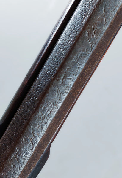 Antique Saint Louis Marked 54 Cal Plains  Percussion Rifle F. Hellinghaus