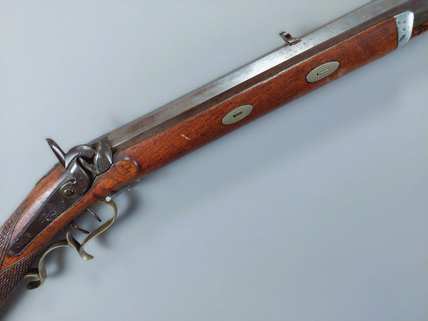 Mid 19th Plains Rifle Mfg by Slotter For R. Liddle in San Francisco Ca.