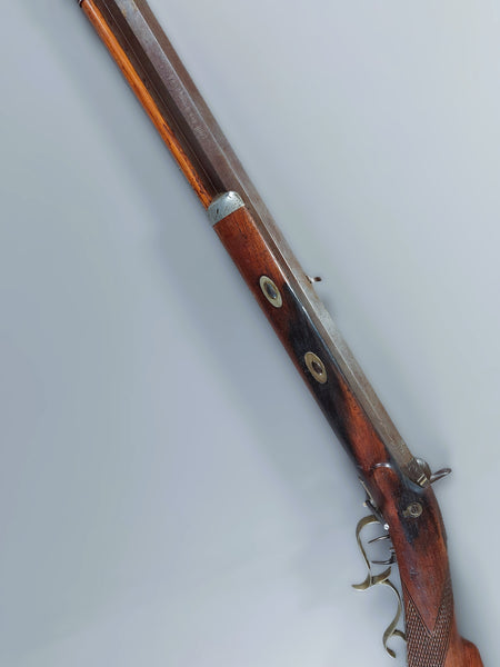 Mid 19th Plains Rifle Mfg by Slotter For R. Liddle in San Francisco Ca.