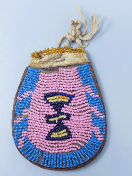 Small Beaded Ute Pouch / Bag
