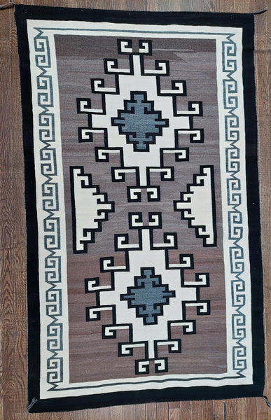 Navajo 2 ( two ) Gray Hills Rug 48" x 79"
