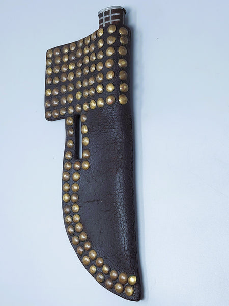 Native American Plains Brass Tacked Knife Sheath