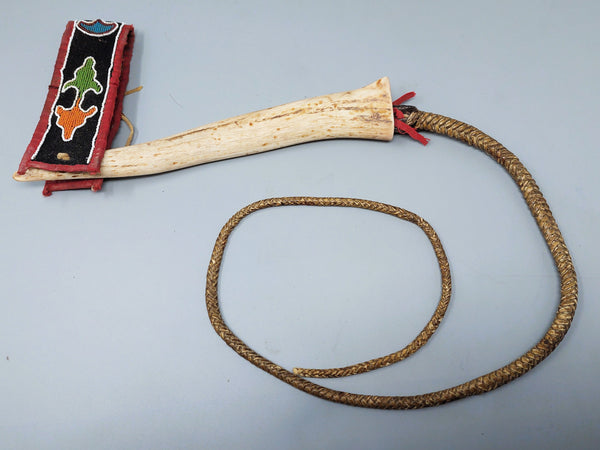 Native American Plains Elk Horn Quirt