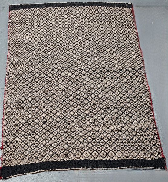 Navajo Double Weave Saddle Blanket ( rug )