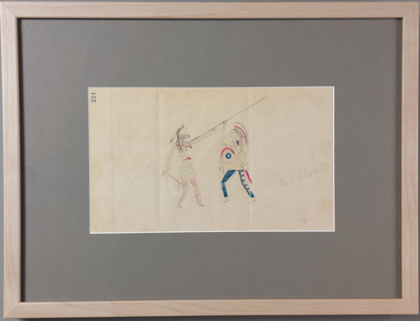 Antique ledger Art Cheyenne 1880