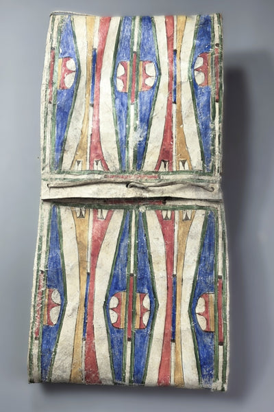 Native American Cheyenne rawhide container  19th Century