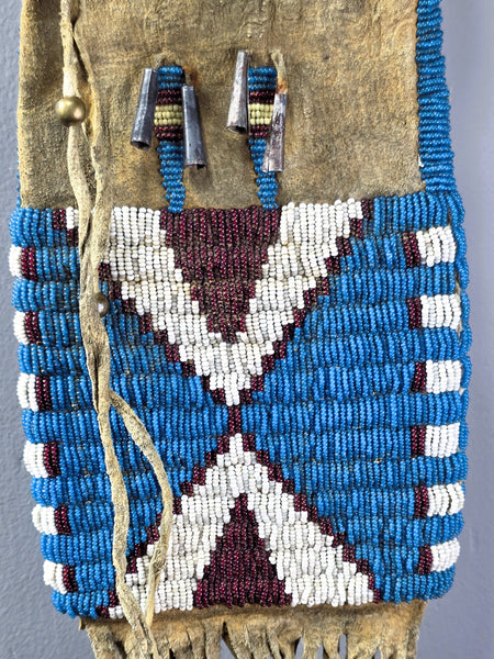 Sioux Native American Beaded Pipe Bag