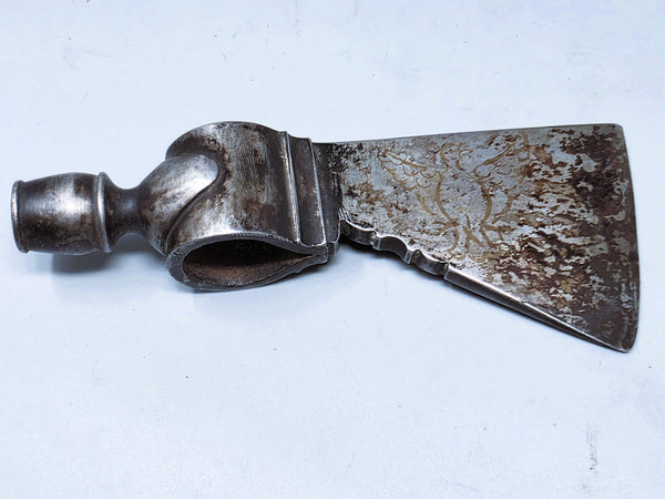 Tomahawk Head with Brass Inlay Circa: Mid 19th C