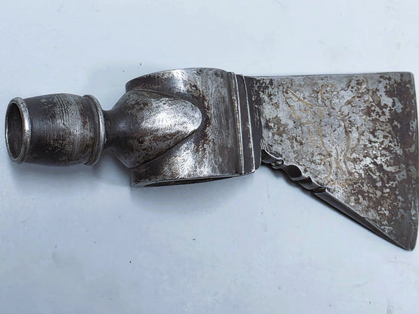 Tomahawk Head with Brass Inlay Circa: Mid 19th C