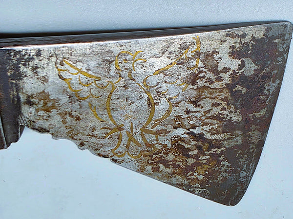 Tomahawk Head with Brass Inlay Circa: Mid 19th C