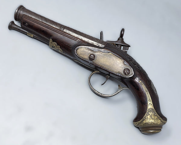 Spanish Colonial Juan de Prat Miquelet Pistol Flintlock