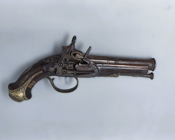 Spanish Colonial Juan de Prat Miquelet Pistol Flintlock