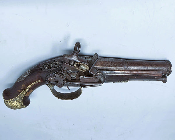 Spanish Colonial Juan de Prat Miquelet Pistol Flintlock