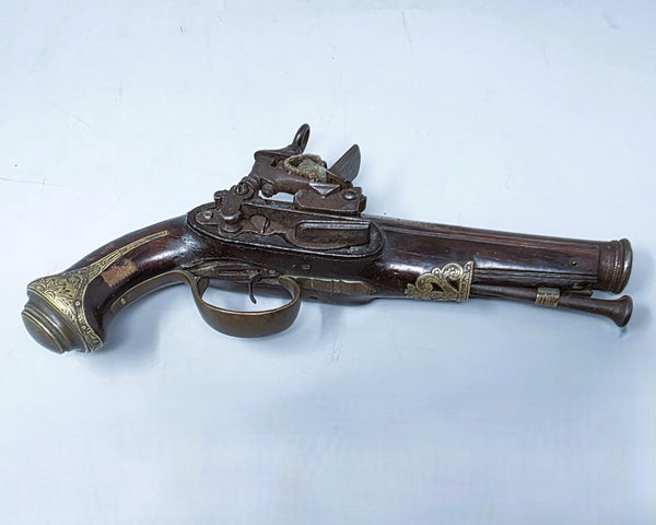 Spanish Colonial Juan de Prat Miquelet Pistol Flintlock