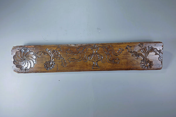 Spanish Colonial Hand Carved Transom Board