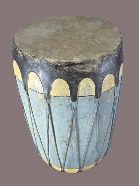Native American Pueblo Large, Painted, Cochiti Drum,