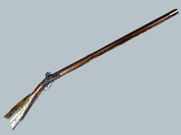 William Hawken Heavy Full-Stock Flintlock Kentucky Rifle (.58 Caliber)