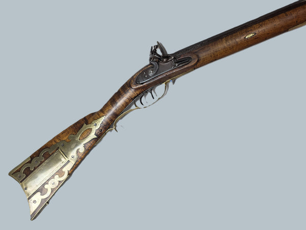William Hawken Heavy Full-Stock Flintlock Kentucky Rifle (.58 Caliber)