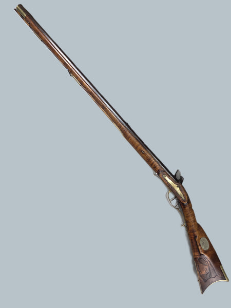 William Hawken Heavy Full-Stock Flintlock Kentucky Rifle (.58 Caliber)