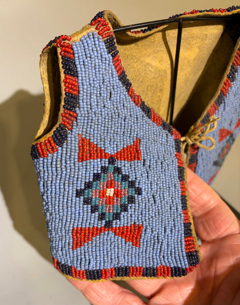 Native American Sioux Blue Background Infant or Dolls Vest  Plains