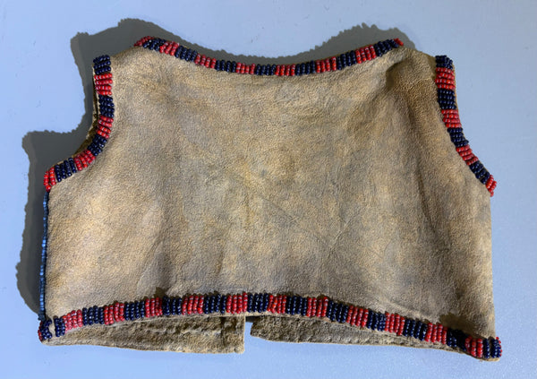 Native American Sioux Blue Background Infant or Dolls Vest  Plains