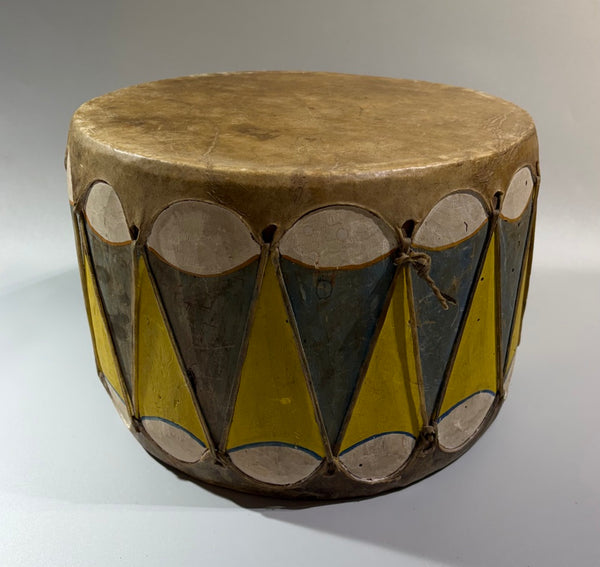 Native American Pueblo Painted Cochiti Drum
