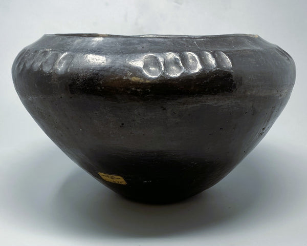 Santa Clara Bowl With Finger Impressions, Late 19th Century