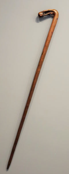 Native American Woodlands Cane  with Ball and Claw Design