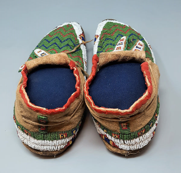 Native American Moccasins,  Sioux 1880's