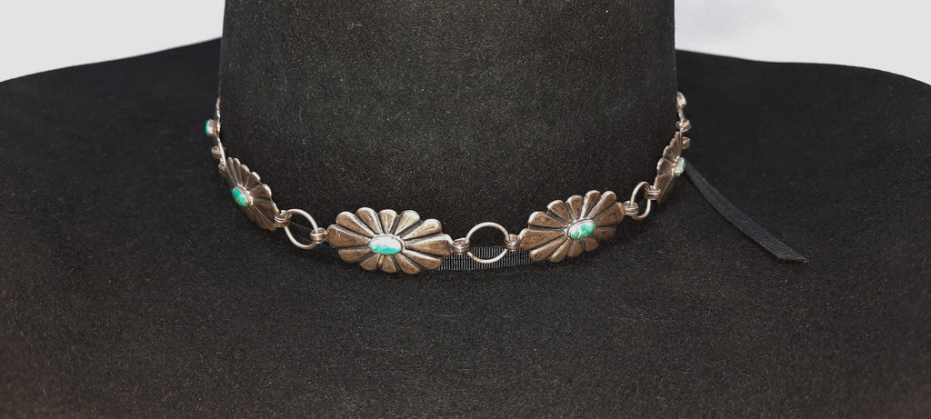 Sterling Silver Turquoise Hat Band – Maufrais-Austin