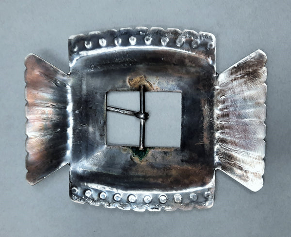 Magnificent Navajo Silver Concho Belt attributed to Roger Skeet