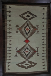 Navajo  Rug with Geometric Desighn