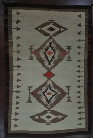 Navajo  Rug with Geometric Desighn