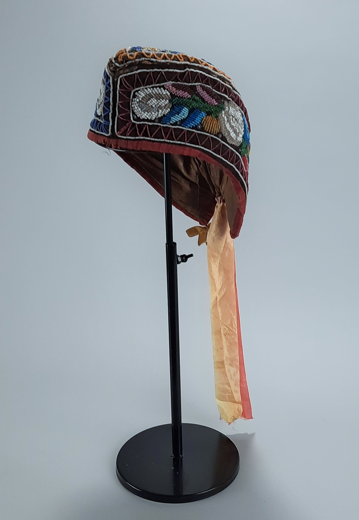 Iroquois Beaded Glengarry style hat / Cap