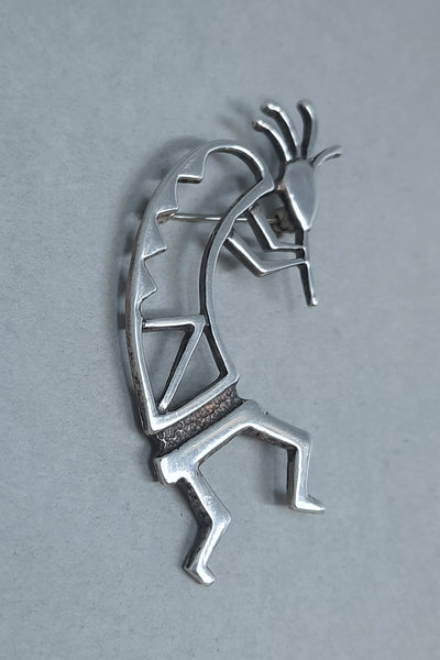 Kokopella Sterling Silver Cast Pin Brooch / Pin