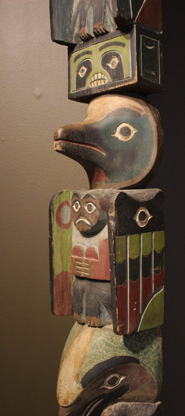 Antique Tlingit Northwest Coast Totem 5 for sale